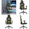 Vidaxl - Gaming-Stuhl mit Massagefunktion Schwarz und Hellgrün Stoff - Gaming-Stuhl - Gaming-Stühle - Home & Living - Grün