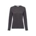 Marc O'Polo Pullover aus Schurwolle Damen meliert, anthrazit