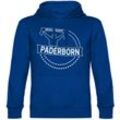 multifanshop Kapuzen Sweatshirt - Paderborn - Meine Fankurve - Druck weiß - Hoodie