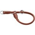 Dog Sport Dressurhalsung Round & Soft Canadian Up cognac 60 cm