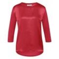 Blusen-Shirt Seide Peter Hahn rot