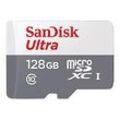 SanDisk Ultra - Flash-Speicherkarte (microSDXC-an-SD-Adapter inbegriffen) - 128 GB - UHS-I / Class10 - microSDXC UHS-I