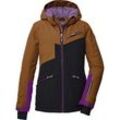 Skijacke KILLTEC "KSW 117 GRLS SKI JCKT" Gr. 140, braun Kinder Jacken