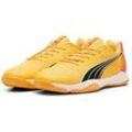 Hallenschuh PUMA "ELIMINATE TURBO", Gr. 46, orange (sun stream, sunset glow, puma schwarz), Textil, sportlich, Schuhe