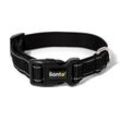 Lionto verstellbares Hundehalsband schwarz S