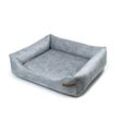 Rexproduct SoftColor luxury dog bed in grau color grau XL