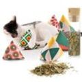 Canadian Cat Company Catnipspielzeug Catnip 6x Schmusepyramide Reggae