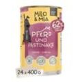 Milo & Mia Pferd & Pastinake 24x400 g