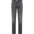 Straight-Jeans MUSTANG "Style Denver Straight" Gr. 34, Länge 30, grau (583 mittelgrau) Herren Jeans