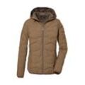 Steppjacke "GW 21 WMN QLTD JCKT", Damen, Gr. 36, braun, 100% Polyester, G.I.G.A. DX BY KILLTEC, sportlich, Jacken