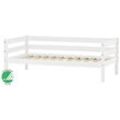 Einzelbett HOPPEKIDS "ECO Comfort Kinderbett, Kiefer Massivholz, Jugendbett inkl. Rollrost" Betten Gr. Ohne Absturzsicherung, Liegefläche B/L: 70 cm x 160 cm Betthöhe: 65 cm, kein Härtegrad, ohne Matratze, weiß 70x160 cm, wahlweise in verschieden Farben Matratze Absturzsicherung