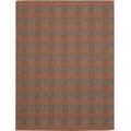 Plaid BIEDERLACK "Structural Quad" Wohndecken Gr. B/L: 150cm x 200cm, rot (rot, braun) mit Zierstich