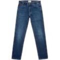 5-Pocket-Jeans WRANGLER "TEXAS SLIM" Gr. 38, Länge 30, blau (dean), Herren, Denim/Jeans, Obermaterial: 96% Baumwolle, 3% Polyester, 1% Elasthan, Jeans, Slim Fit