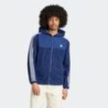 Kapuzensweatshirt ADIDAS ORIGINALS "Fleece hoodie", Herren, Gr. M, blau (night indigo), Obermaterial: 100% Polyester, sportlich, Sweatshirts