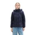 Steppjacke TOM TAILOR Gr. L (40), blau (sky captain blau), Damen, Obermaterial: 100% Polyester. Futter: Polyester, Jacken mit Kapuze