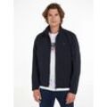 Blouson TOMMY HILFIGER "RWB BLOUSON" Gr. L, blau (desert sky), Herren, Obermaterial: 63% Polyester, 37% Polyurethan, Jacken