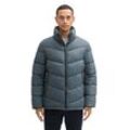 Steppjacke TOM TAILOR Gr. XL, blau (stormy blau) Herren Jacken mit Stehkragen