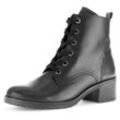 Schnürstiefelette GABOR "Tunis" Gr. 35, schwarz Damen Schuhe Blockabsatz, Schnürboots, Komfortschuh mit Anziehlasche, G-Weite Bestseller