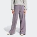 Sporthose ADIDAS ORIGINALS "P ESS PANTS", Damen, Gr. M, N-Gr, grau (trace grau), Obermaterial: 100% Baumwolle, sportlich, Hosen