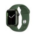 Apple Watch Series 7 (2021) GPS 41 mm - Aluminium Grün - Sportarmband Grün