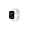 Apple Watch Series SE 1 (2020) GPS 40 mm - Aluminium Silber - Sportarmband Weiß