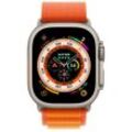 Apple Watch Ultra (2022) GPS + Cellular 49 mm - Titan Titan Natur - Alpine loop Orange