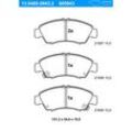 ATE Bremsbelagsatz, Scheibenbremse vorne rechts links für HONDA 45022-SAA-E50 45022-SAA-E51 45022-S04-G00 13.0460-5943.2
