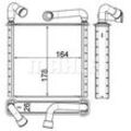 MAHLE Wärmetauscher, Innenraumheizung für SKODA VW SEAT CUPRA AUDI 5Q0819031A AH 253 000S