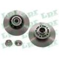 LPR Bremsscheibe HUB BRAKE DISC - FULL COATED hinten rechts links voll 280mm für RENAULT GENERAL MOTORS FIAT VAUXHALL NISSAN OPEL 95523187 6000620071