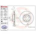 BREMBO Bremsscheibe COATED DISC LINE vorne rechts links innenbelüftet 283mm für PEUGEOT CITROËN 9805961480 1667851280 1642765080 09.C825.11