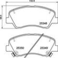 BREMBO Bremsbelagsatz, Scheibenbremse vorne rechts links mit Zubehör für HYUNDAI KIA GEELY GEOMETRY 58101H9A10 58101C8A50 58101C8A00 P 30 122