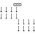 Radschraube Radbolzen M12 x 1,5 Kegelbund 17 Länge 50 mm 16 Schrauben
