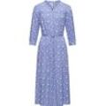 Ragwear Sommerkleid Damen gemustert, blau