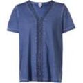 Baumwoll-Shirt, blau, 44/46