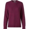 Baumwoll-Pullover, fuchsia, 48/50