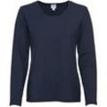 Baumwoll-Mix-Shirt, marine, 40/42