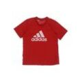 adidas Herren T-Shirt, rot, Gr. 140