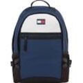 Rucksack TOMMY JEANS "Men TJM FRESHMAN BACKPACK Backpack" Gr. B/H/T: 36 cm x 47 cm x 19 cm, blau (winter corporate) Rucksäcke