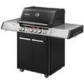 Gasgrill ENDERS "UNIQ PRO 3 I CRUSTER", grau (schwarz, edelstahlfarben), B:150,50cm H:120,6cm T:66,50cm, Grills, BxH: 150,5x120,6 cm