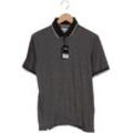 Bugatti Herren Poloshirt, grau, Gr. 52