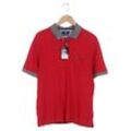 Bugatti Herren Poloshirt, rot, Gr. 56