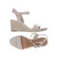 Tamaris Damen Sandale, beige, Gr. 40