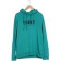 Tommy Jeans Herren Kapuzenpullover, türkis, Gr. 48