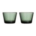 Iittala - Tundra Trinkglas 16 cl, tannengrün (2er-Set)