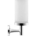 Duravit Starck T Glashalter 0099311000 chrom, Wandmontage, Glas matt