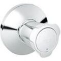 Grohe Costa Unterputz-Ventil-Oberbau 19854001 Markierung blau, mit Schubrosette, chrom