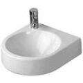 Duravit Architec Handwaschbecken 0766350009 weiss, ohne Überlauf, Hahnloch links