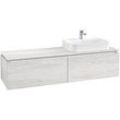 Villeroy & Boch Legato Waschtischunterschrank B765L0E8 160x38x50cm, mit LED-Beleuchtung, White Wood