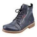 Schnürstiefelette RIEKER Gr. 36, blau (dunkelblau) Damen Schuhe mit honigfarbener Laufsohle Bestseller