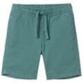 TOM TAILOR Jungen Basic Shorts, grün, Uni, Gr. 134